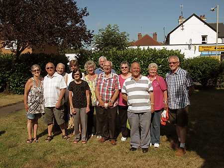 Group out in sun